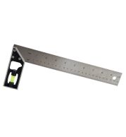 Steel Carpenter Square – Large Framing Square for Layout, Marking Rafters and Stairs, Durable Steel Body with Clear Graduations